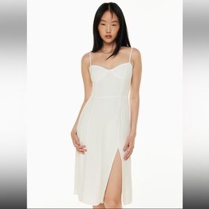 Aritzia Sunday Best Viola Dress cream Sz medium
